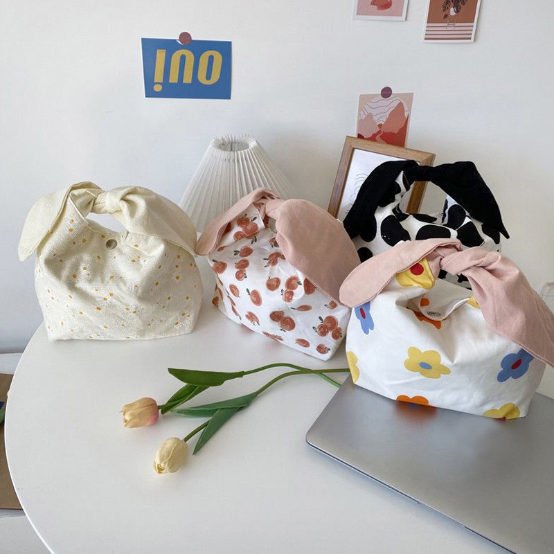 1Pieces Lunch Bag Cotton Bento - Food Storage Not Plastic ulasan dan harga