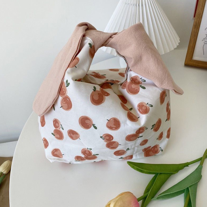 1Pieces Lunch Bag Cotton Bento - Food Storage Not Plastic ulasan dan harga