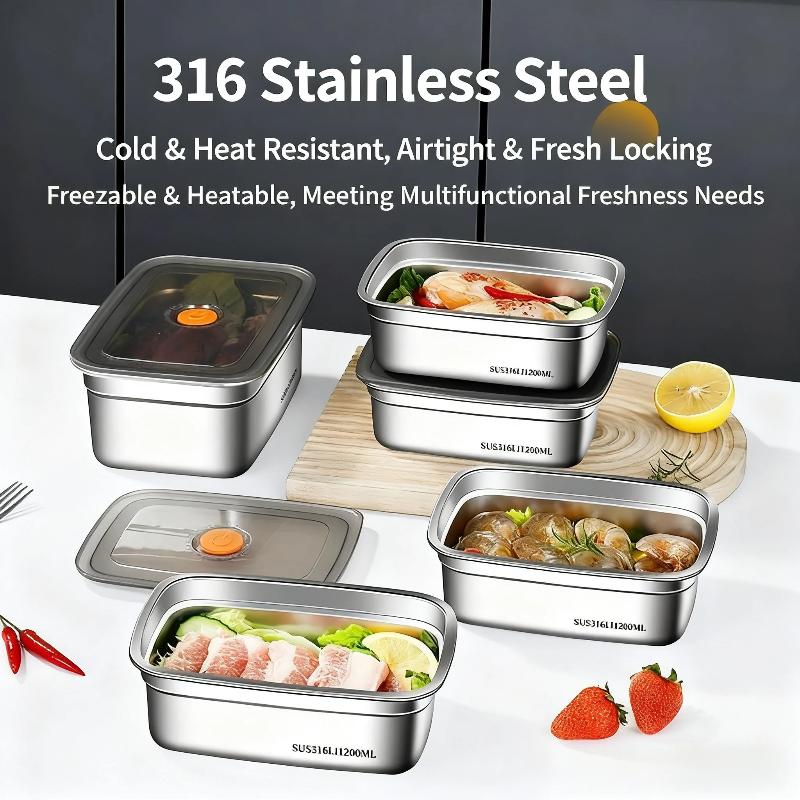 Stainless Steel Sealed Lunch B - Food Storage Freezer Containers ulasan dan harga
