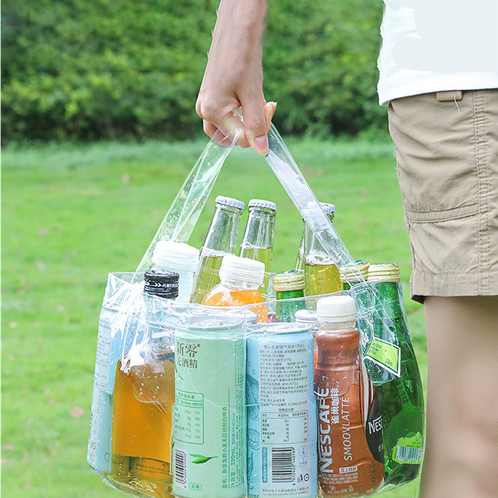Foldable Transparent Bucket Pi - Food Storage Not Plastic ulasan dan harga