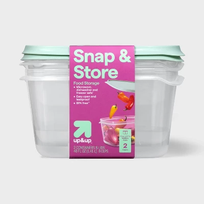 2026 New 2 Pack 48oz Large Rec - Food Storage Freezer Containers ulasan dan harga