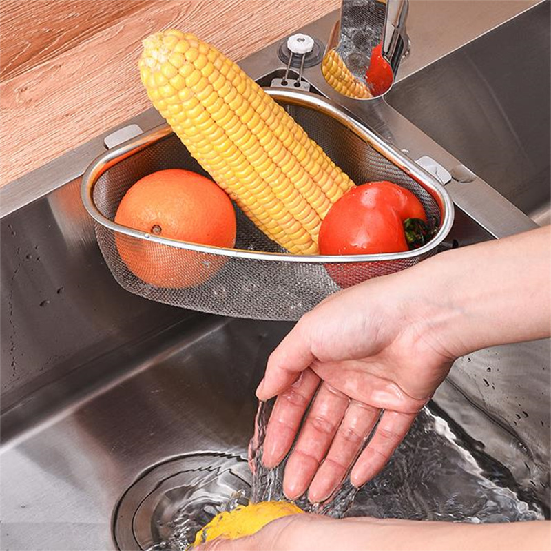 Stainless Steel Kitchen Sink D - Food Storage Rack ulasan dan harga