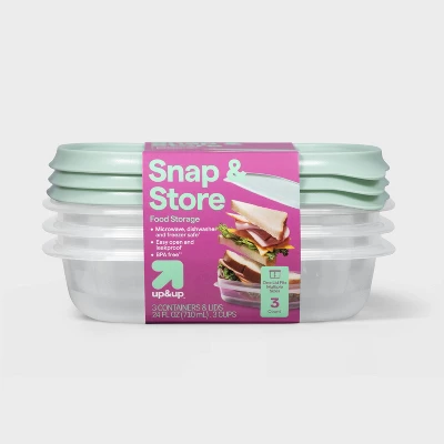 2026 New 3 Pack 24oz Square Fo - Food Storage Freezer Containers ulasan dan harga