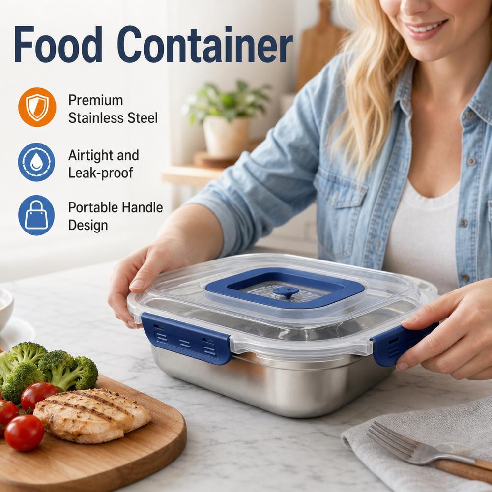 Stainless Steel Food Storage C - Food Storage Not Plastic ulasan dan harga